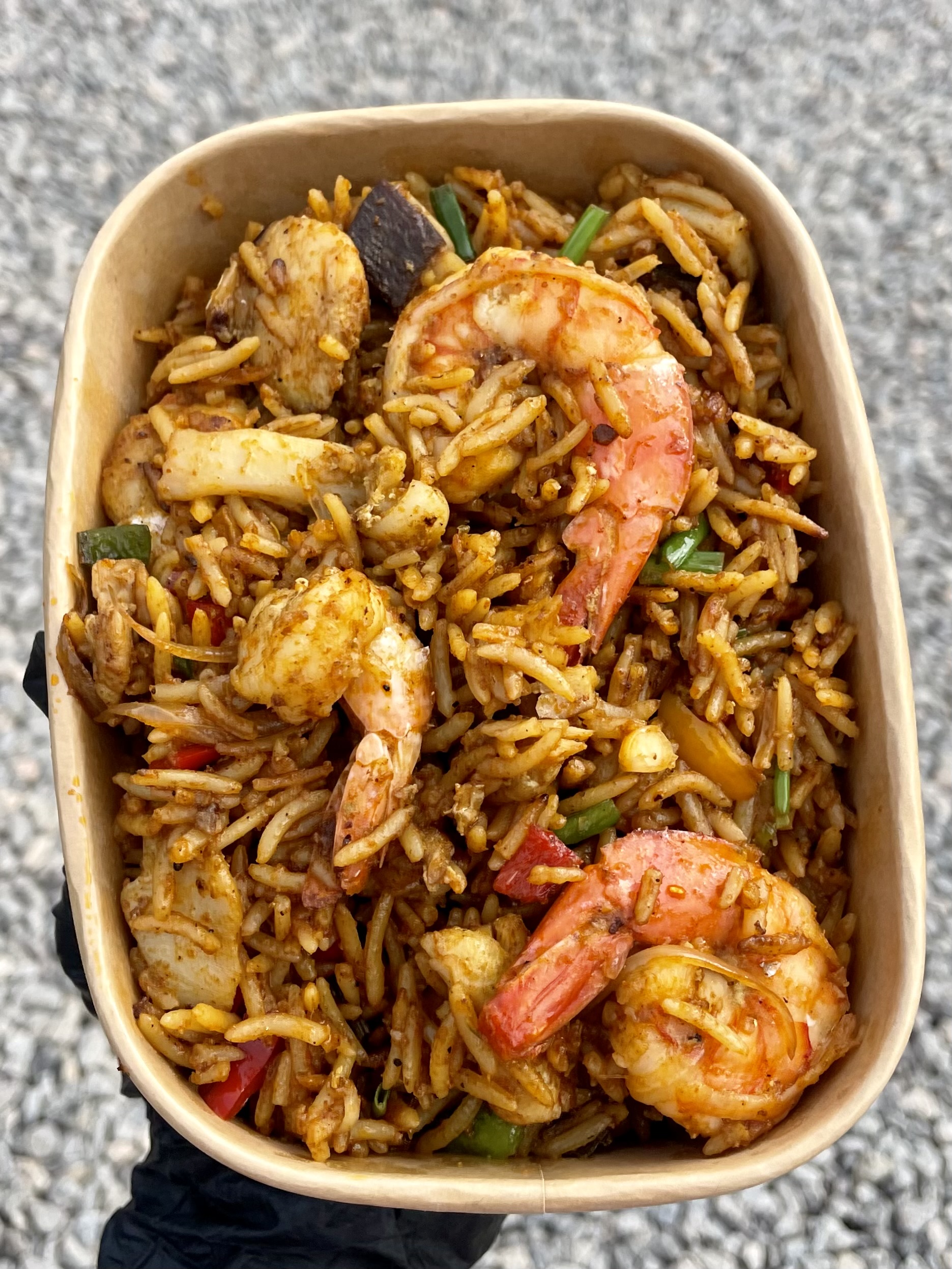 Seafood Native rice
